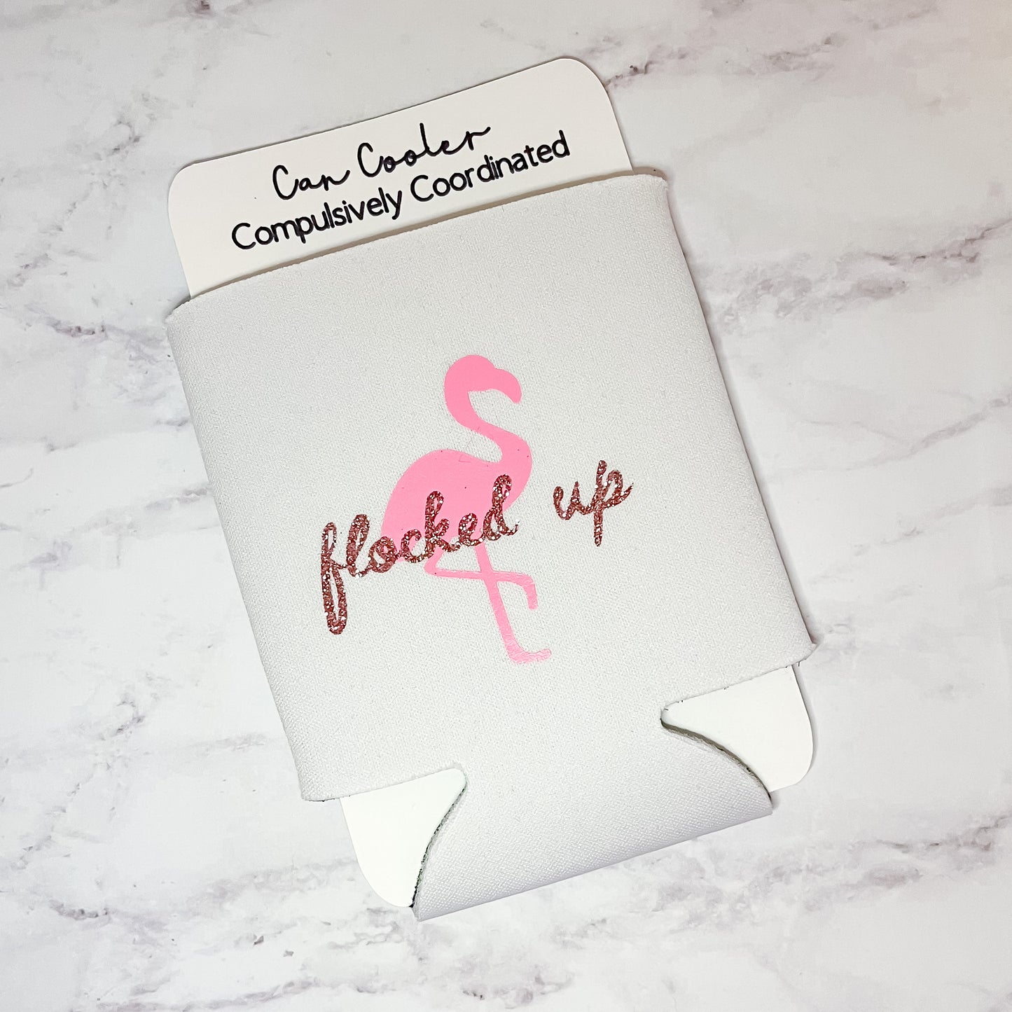 Flocked Up Can Cooler