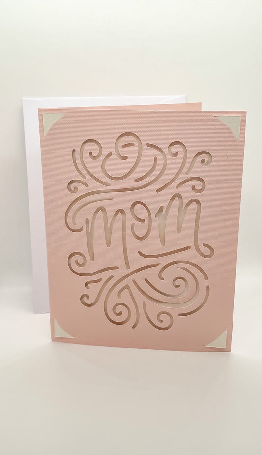 MOM Mothers Day Greeting Card