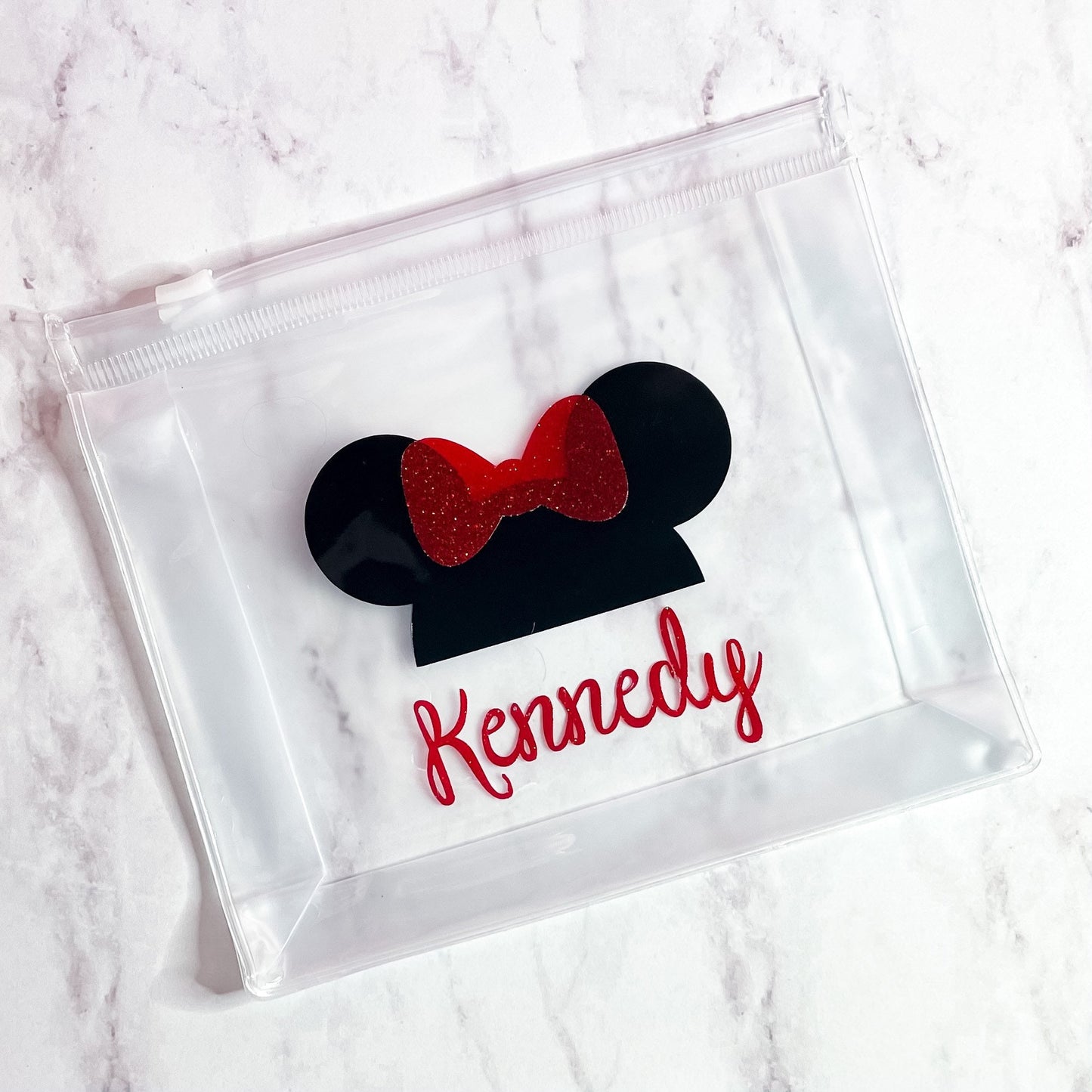 Mickey and Minnie Personalized Travel Pouch