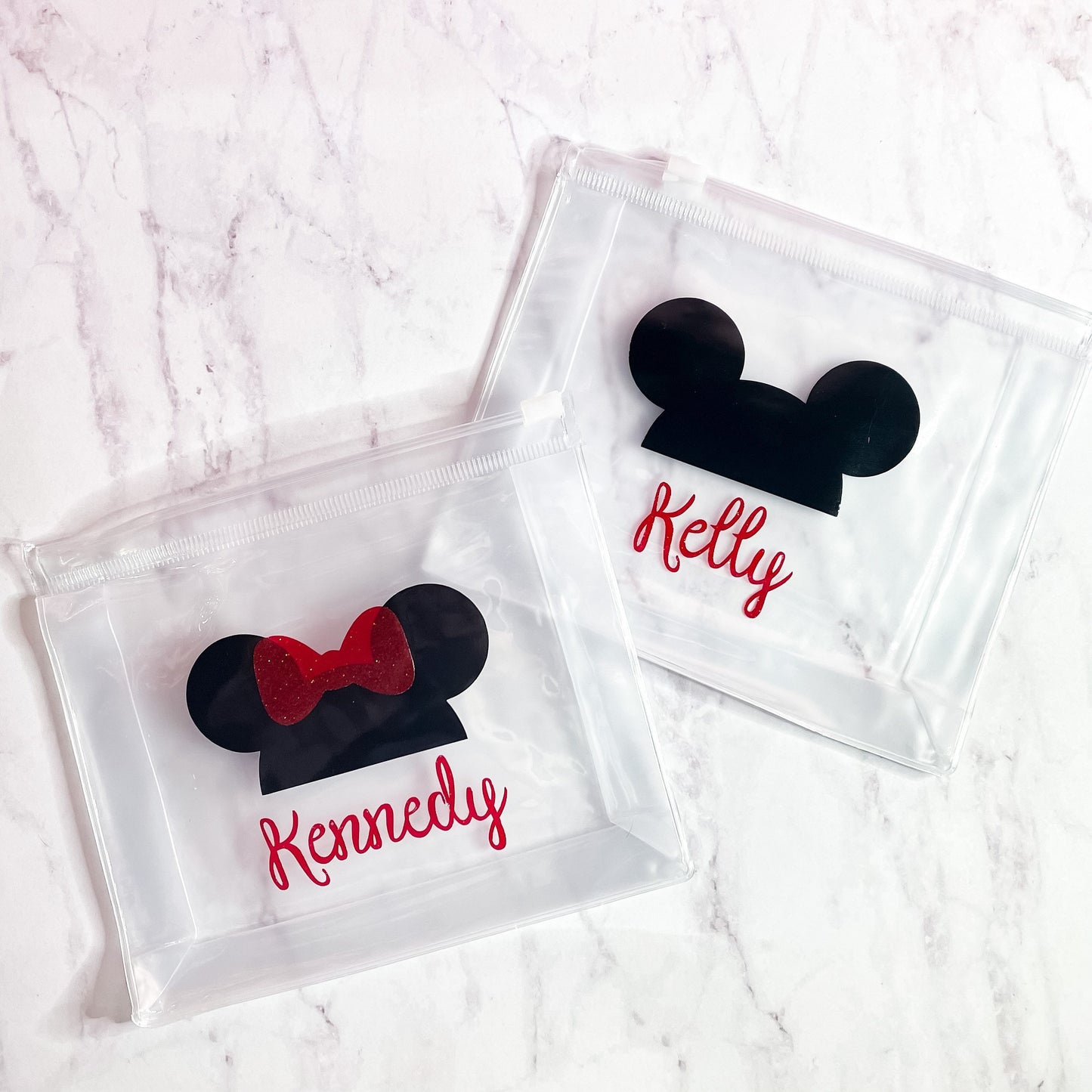 Mickey and Minnie Personalized Travel Pouch