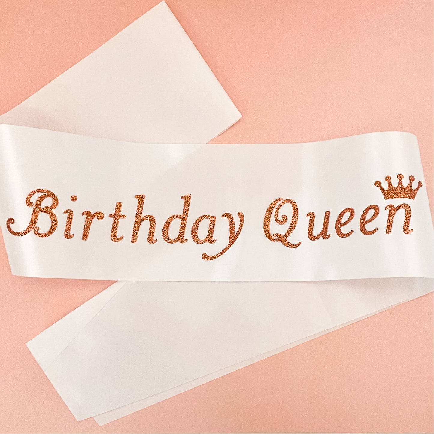 Birthday Queen Party Sash